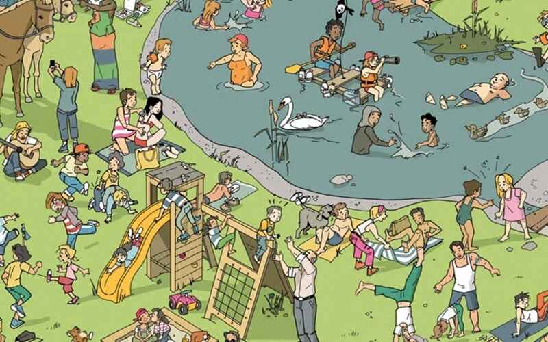 Mein Körper gehört mir – Wimmelbild für den Kindergarten